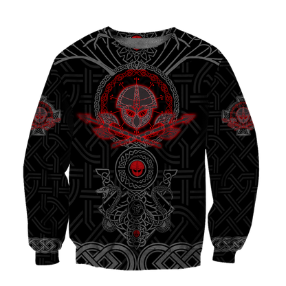 Love Viking Warriors tattoos 3D all over printed for man and women HHT30062001-Apparel-PL8386-Sweatshirt-S-Vibe Cosy™
