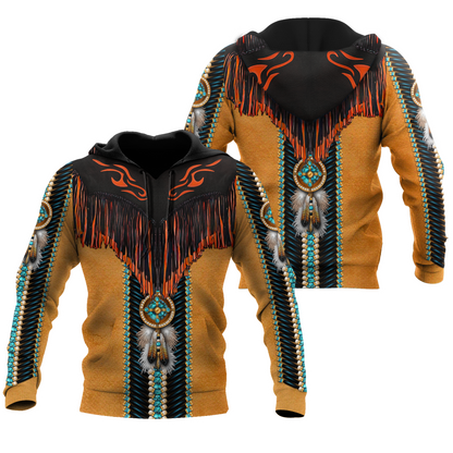 Premium Native American Hoodie 3D All Over Printed Shirts DA17112002CLVH-LAM