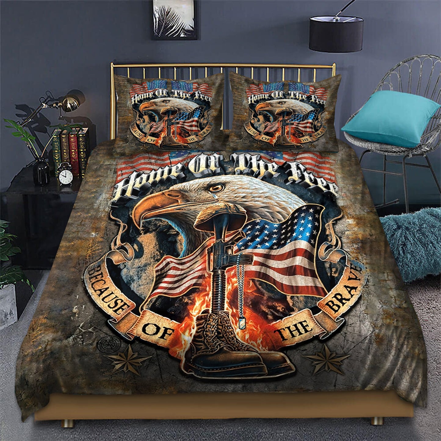 US Army Veteran 3D All Over Printed Bedding Set