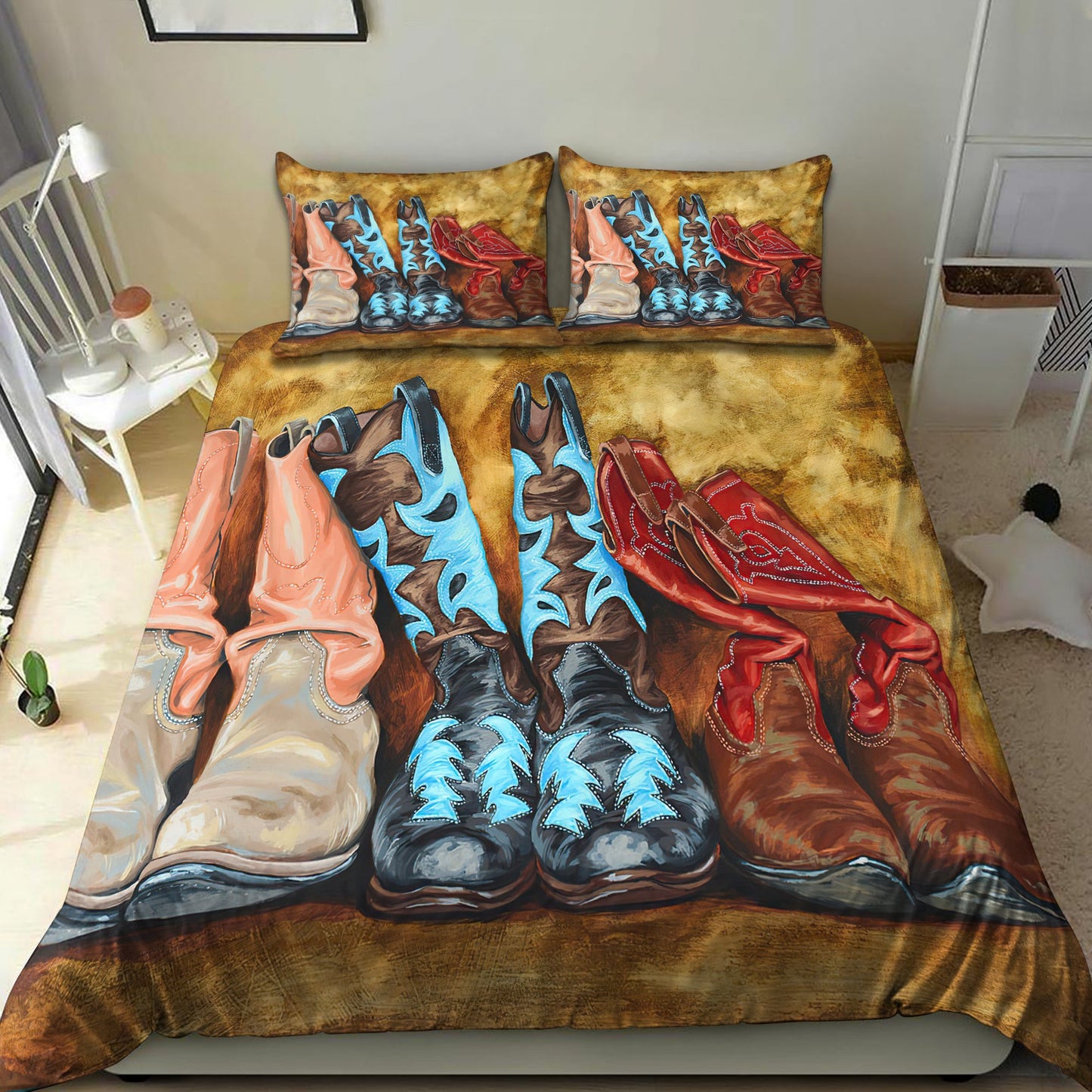 Cowboy 3D All Over Printed Bedding Set