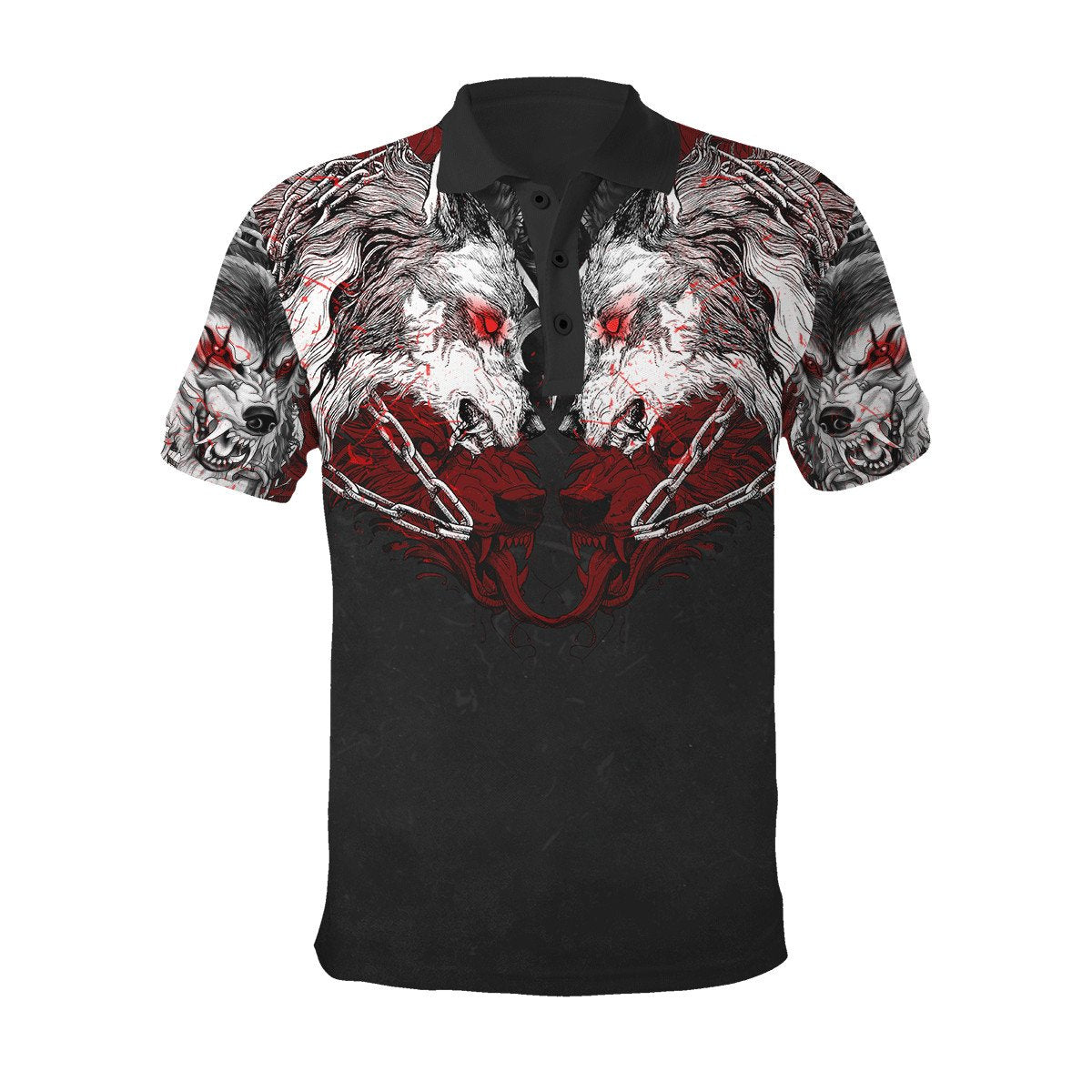 Wolf Tattoo 3D All Over Printed Unisex Shirt No 05