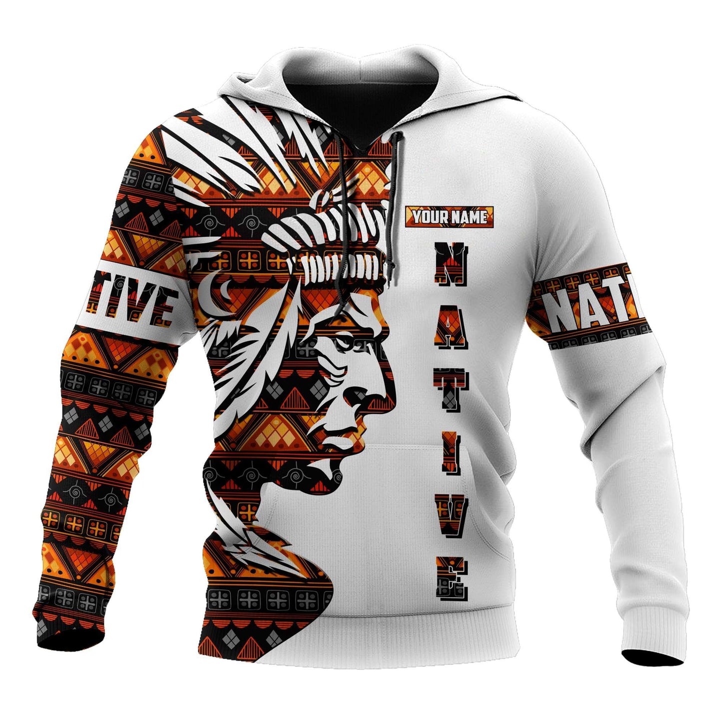Customize Name Native American 3D All Over Printed Unisex Shirts