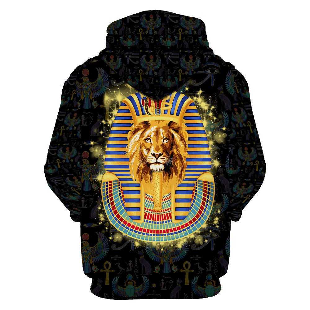 Lion Pharaoh 3D All Over Printed Unisex Shirts