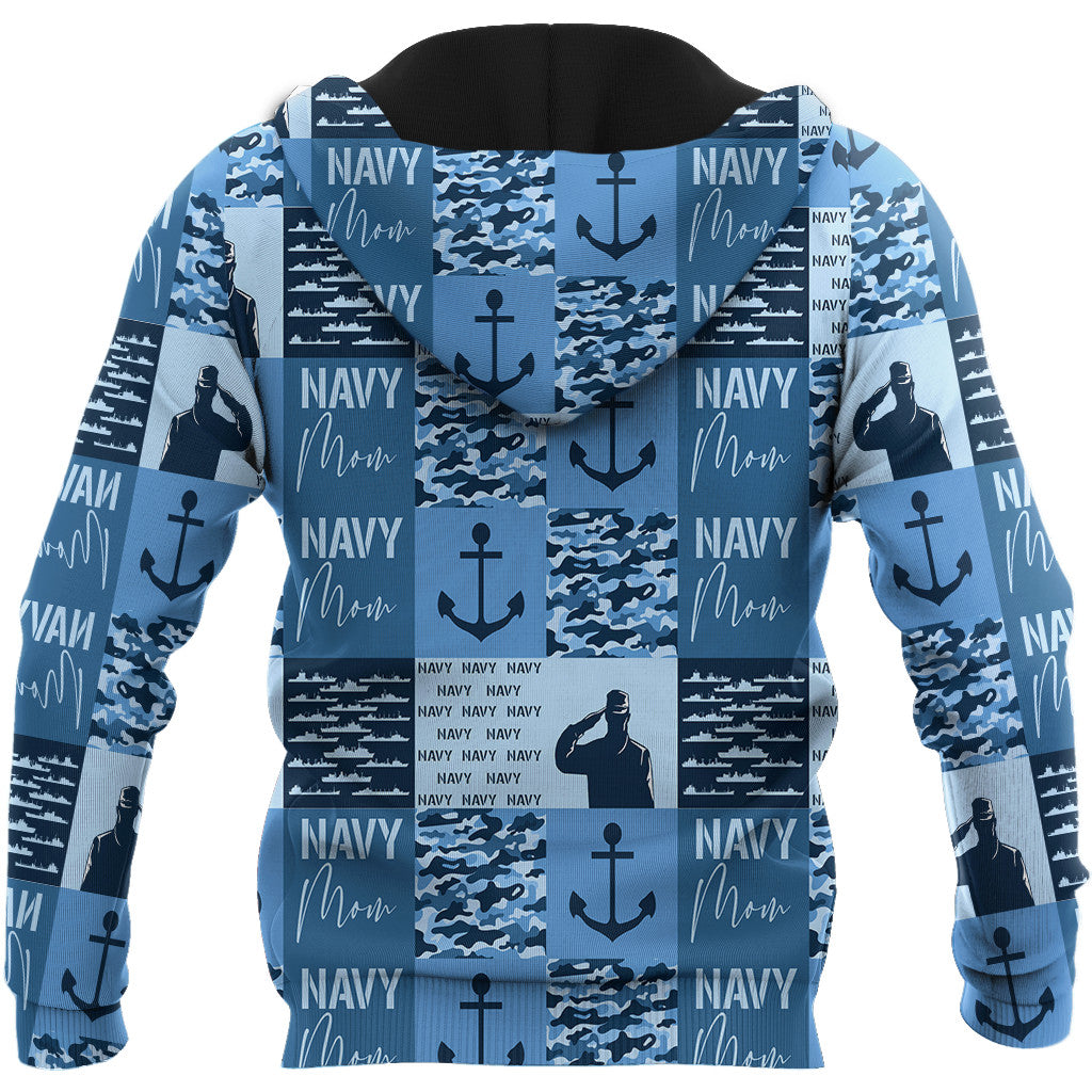 Navy Mom 3D All Over Printed Unisex Shirts