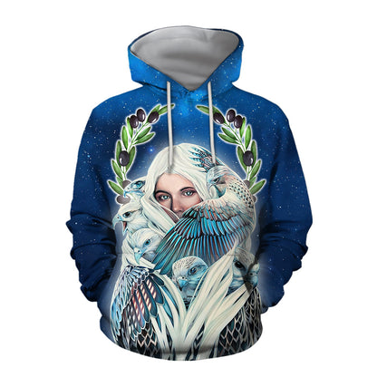 Premium Athena Goddess of Wisdom and War 3D All Over Printed Shirts