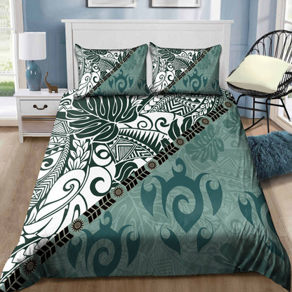 Premium Leaves And Turtles Bedding Set