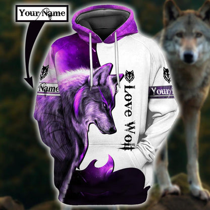 Wolf 3D All Over Printed Unisex Shirt