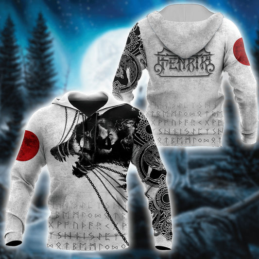 Fenrir Viking 3D All Over Printed Unisex Shirts