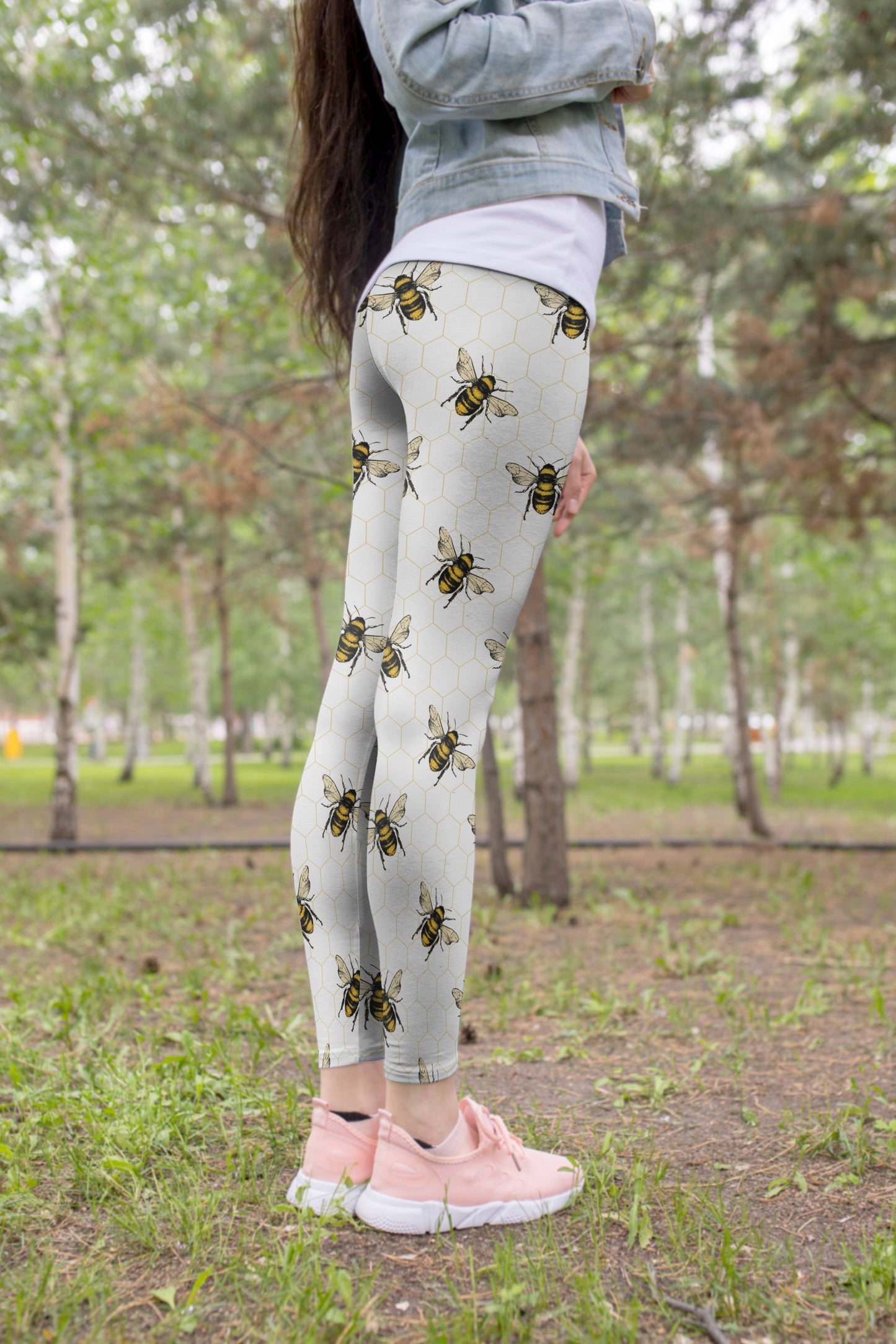 3D All Over Print Many Bee Legging-Apparel-Phaethon-Legging-S-Vibe Cosy™