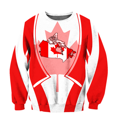 Canada In My Heart Red Maple Leaf Hoodie-HHT09072010-Apparel-PL8386-Sweat Shirt-S-Vibe Cosy™