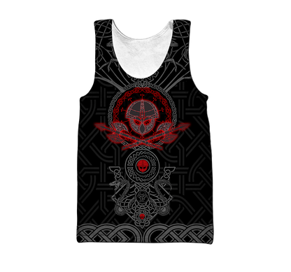 Love Viking Warriors tattoos 3D all over printed for man and women HHT30062001-Apparel-PL8386-Tank Top-S-Vibe Cosy™
