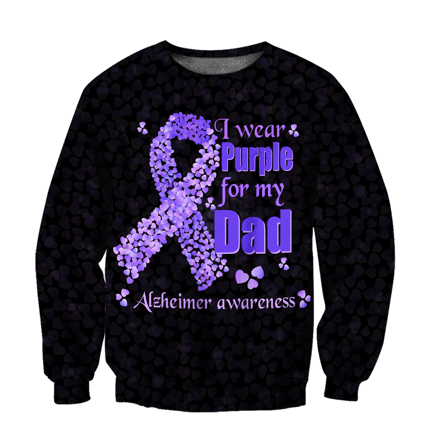 Dad Alzheimer Awareness 3D All Over Printed Shirts For Men and Women HHT06082001