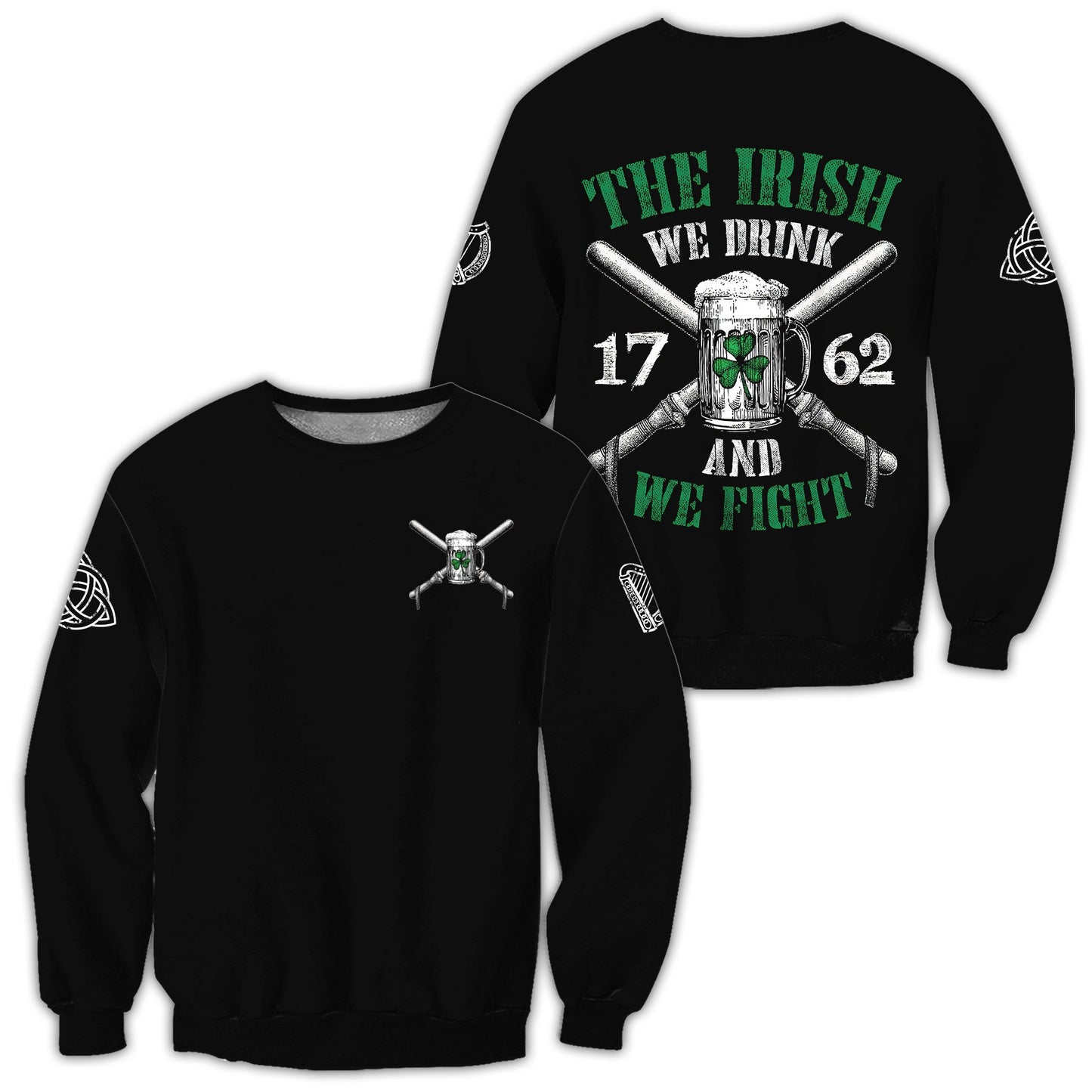 Irish Saint Patrick Day 3D All Over Printed Unisex Shirt