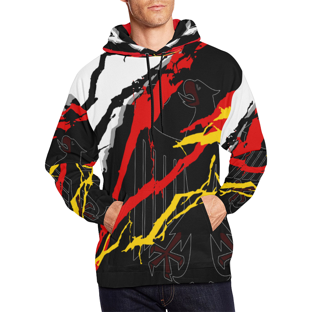 Deutschland - Germany Hoodie - Storm Style PL-Apparel-PL8386-Hoodie-S-Vibe Cosy™