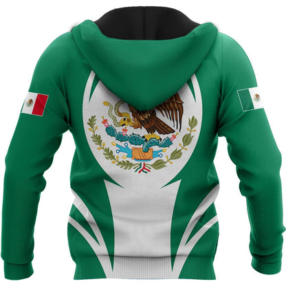 Mexico 3D All Over Printed Unisex Hoodie