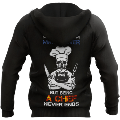 Custom Name Master Chef 3D All Over Printed Unisex Shirts