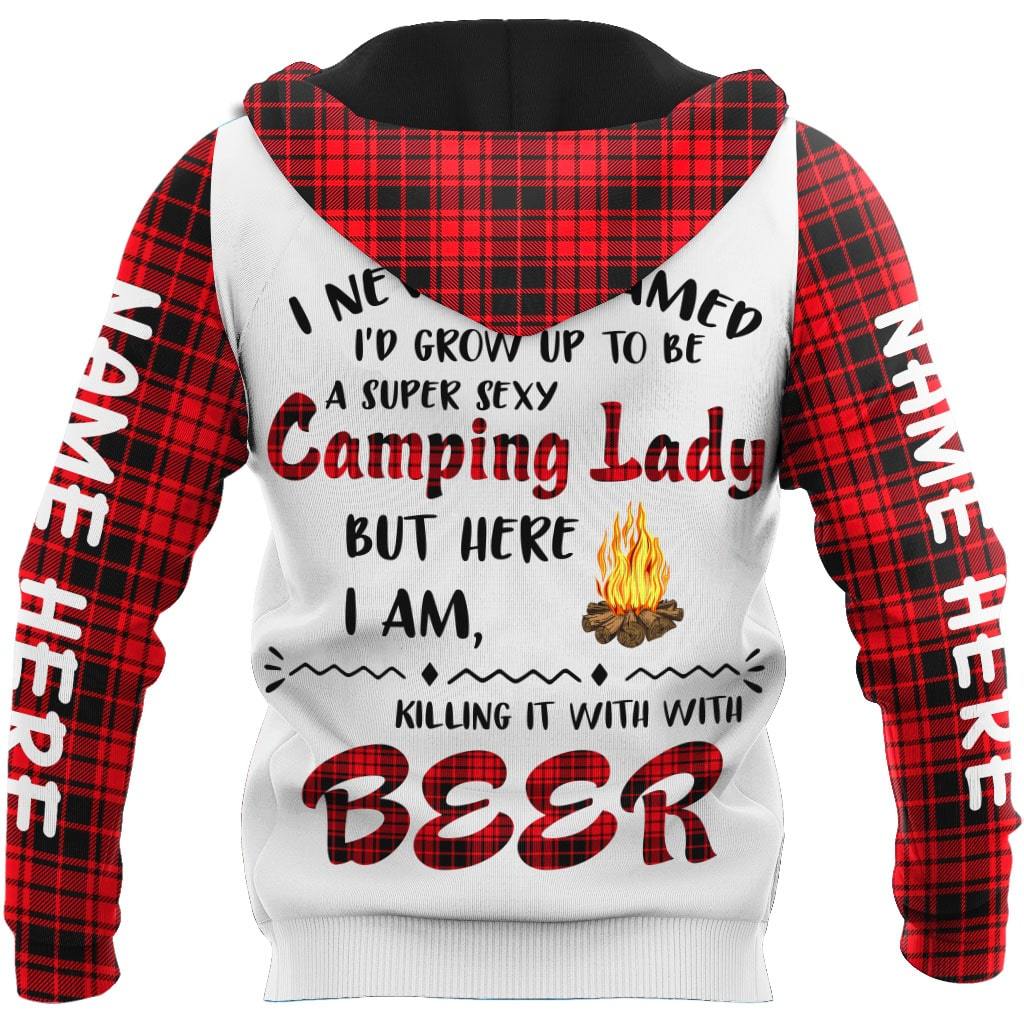3D All Over Printed Camping  Lady Unisex Shirts SN01022103 Custom Name XT