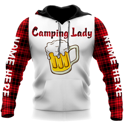 3D All Over Printed Camping  Lady Unisex Shirts SN01022103 Custom Name XT