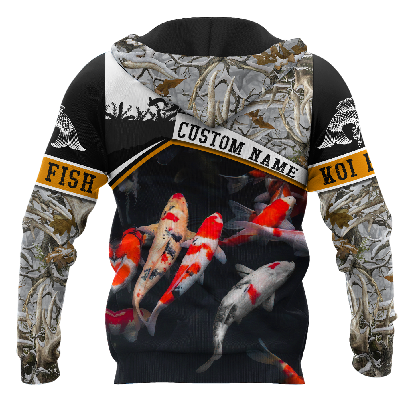 Personalized Name XT Beautiful Koi 3D All Over Printed Shirts VP01032104