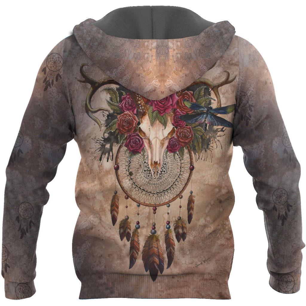 Deer Native American Culture 3D All Over Printed Unisex Shirts