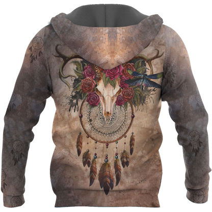 Deer Native American Culture 3D All Over Printed Unisex Shirts