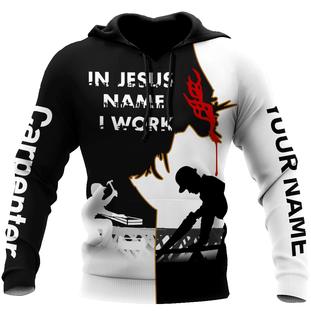 Premium In Jesus Name I Work 3D All Over Printed Unisex Shirts