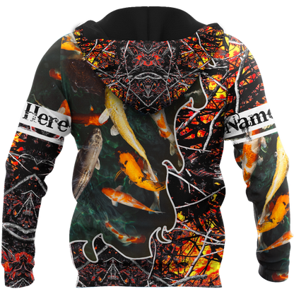 Personalized Name XT Beautiful Koi 3D All Over Printed Shirts  TNA01032102
