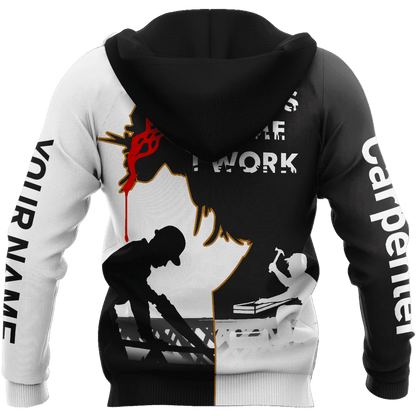 Premium In Jesus Name I Work 3D All Over Printed Unisex Shirts