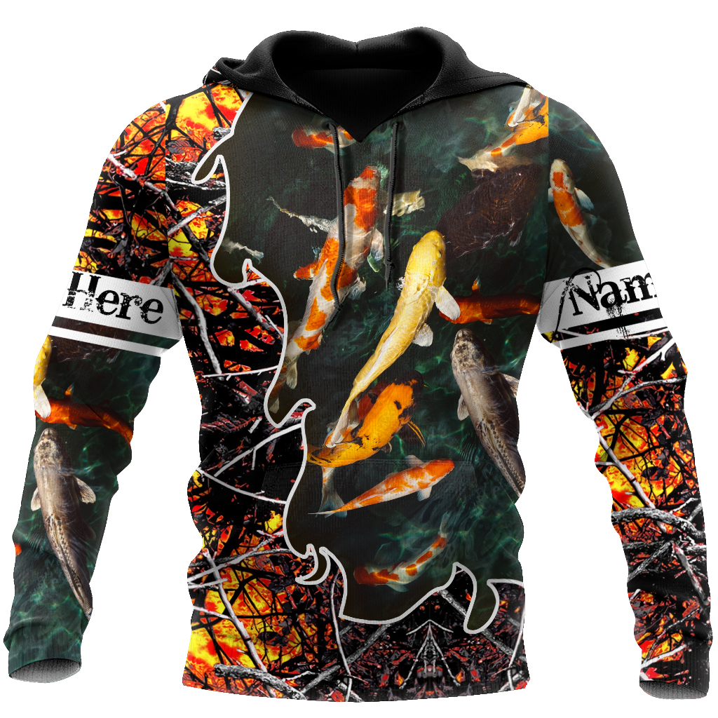 Personalized Name XT Beautiful Koi 3D All Over Printed Shirts  TNA01032102