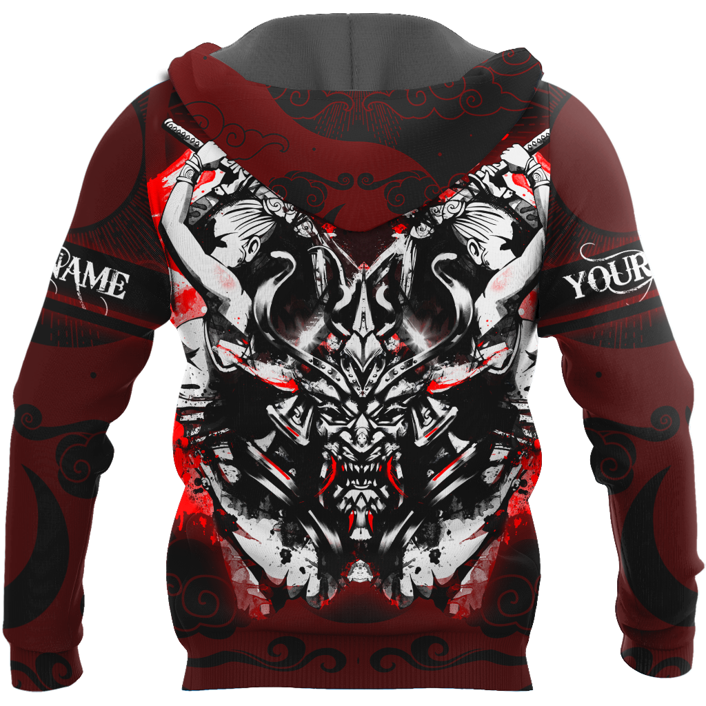 Premium Unisex 3D Printed Yin And Yang Samurai Shirts MEI
