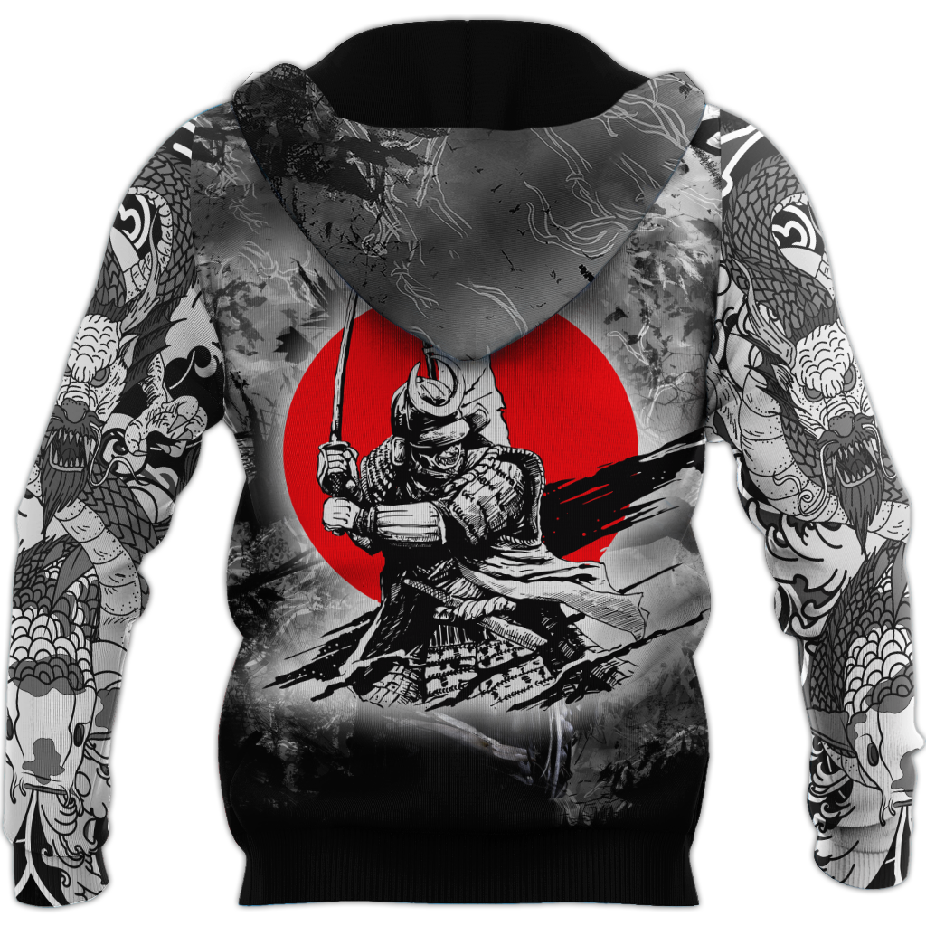 Premium Unisex 3D Printed Samurai Tattoo Shirts MEI