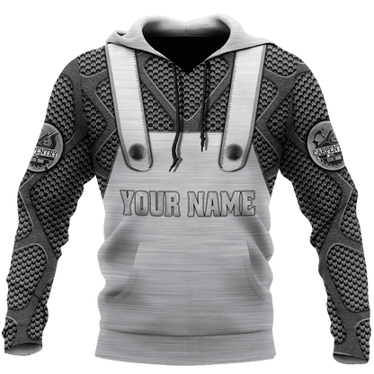 Premium Custom Name Carpenter 3D All Over Printed Unisex Shirts