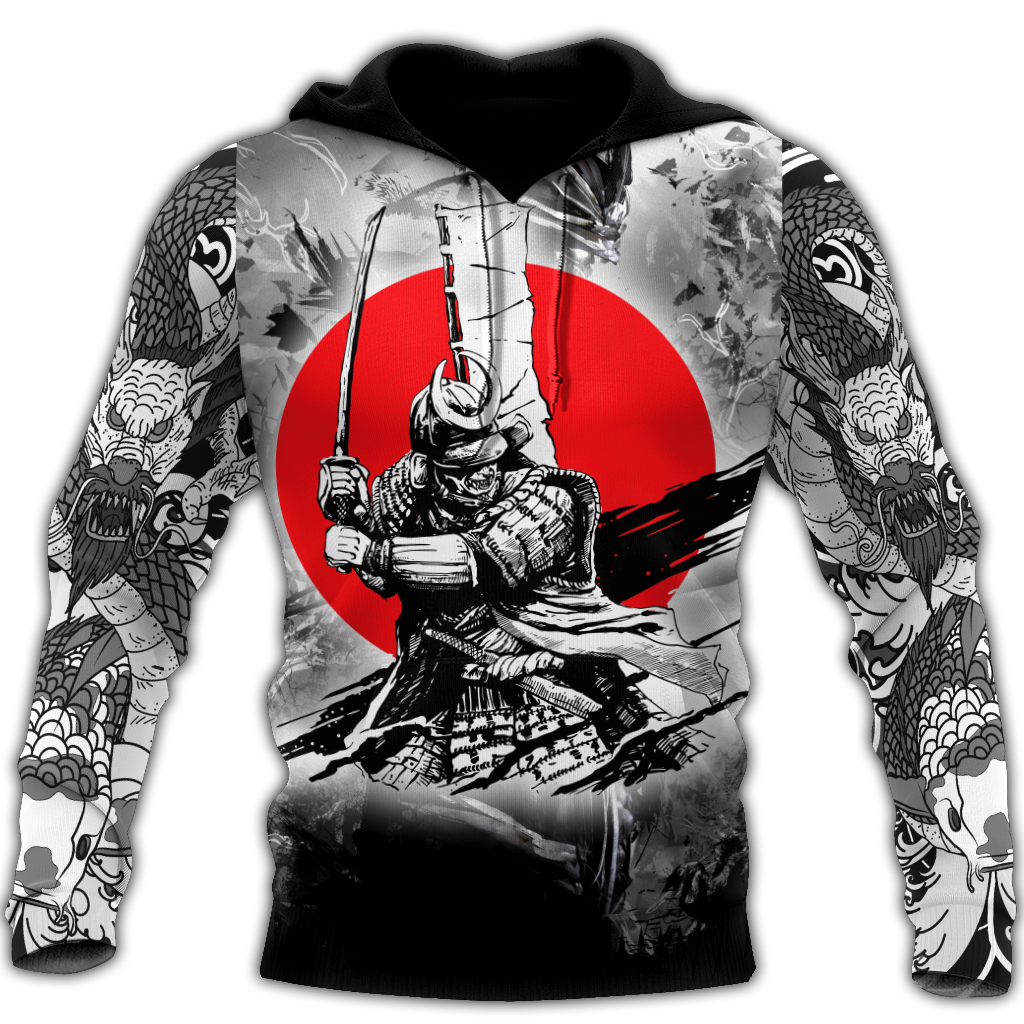 Premium Unisex 3D Printed Samurai Tattoo Shirts MEI