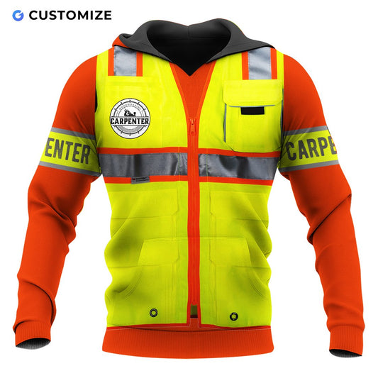 Premium Custom Name Carpenter 3D All Over Printed Unisex