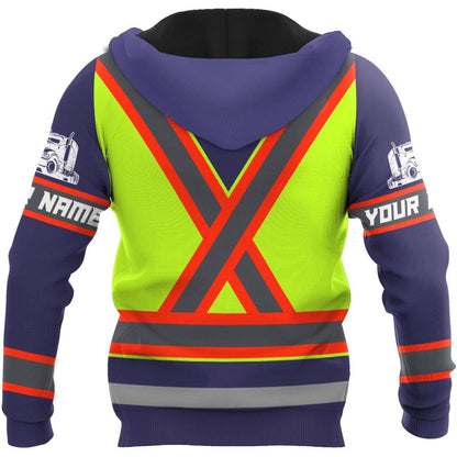 Personalized Trucker Safety 3D Printed Unisex Shirts TN