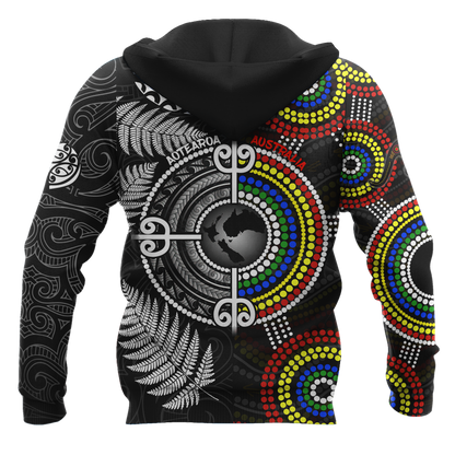 New Zealand Maori And Australia Aboriginal We Are Family 3D Printed Unisex Shirts TN
