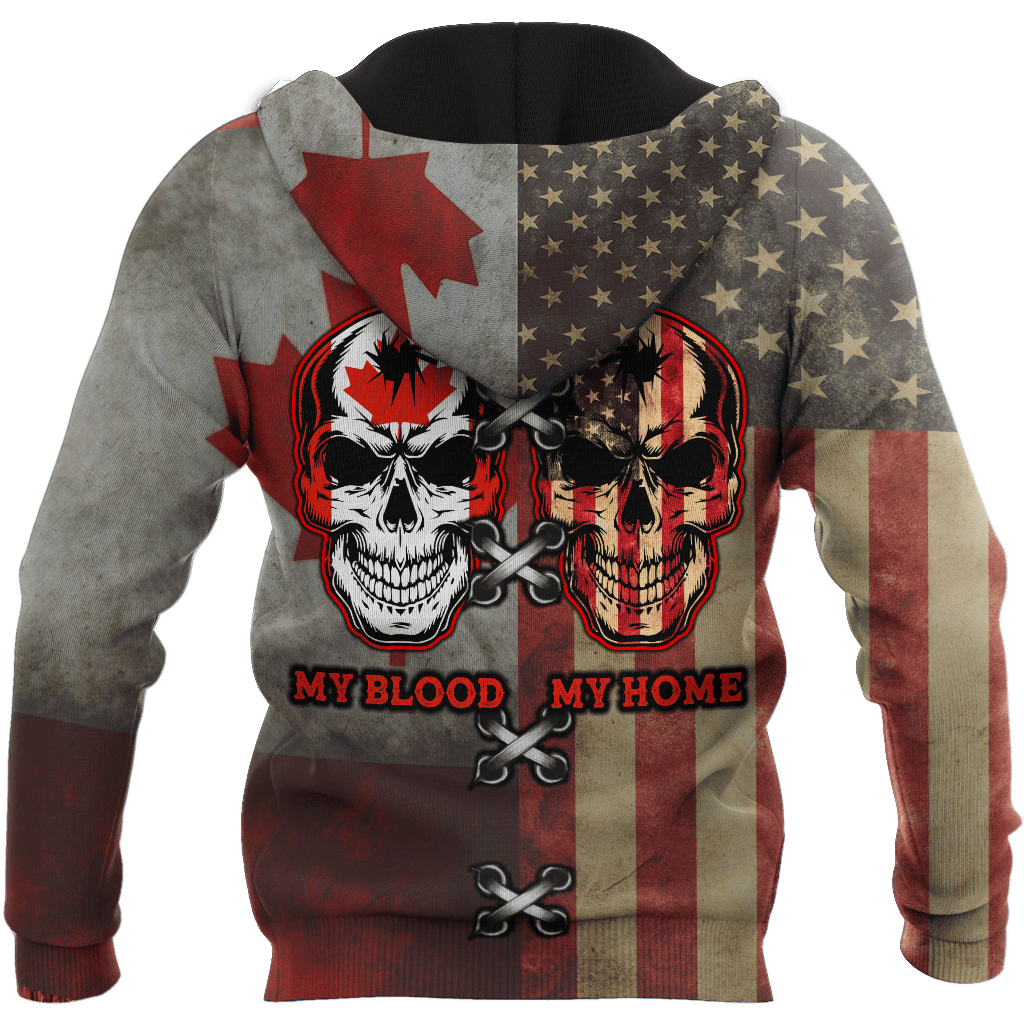 American Canadian 3D Printed Shirts HHT01042103