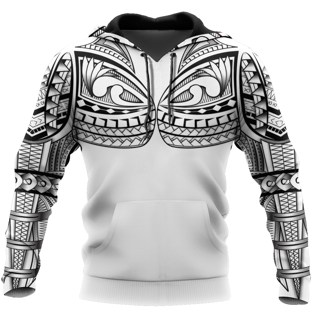 Amazing Polynesian Tattoo Deluxe Hoodie ML