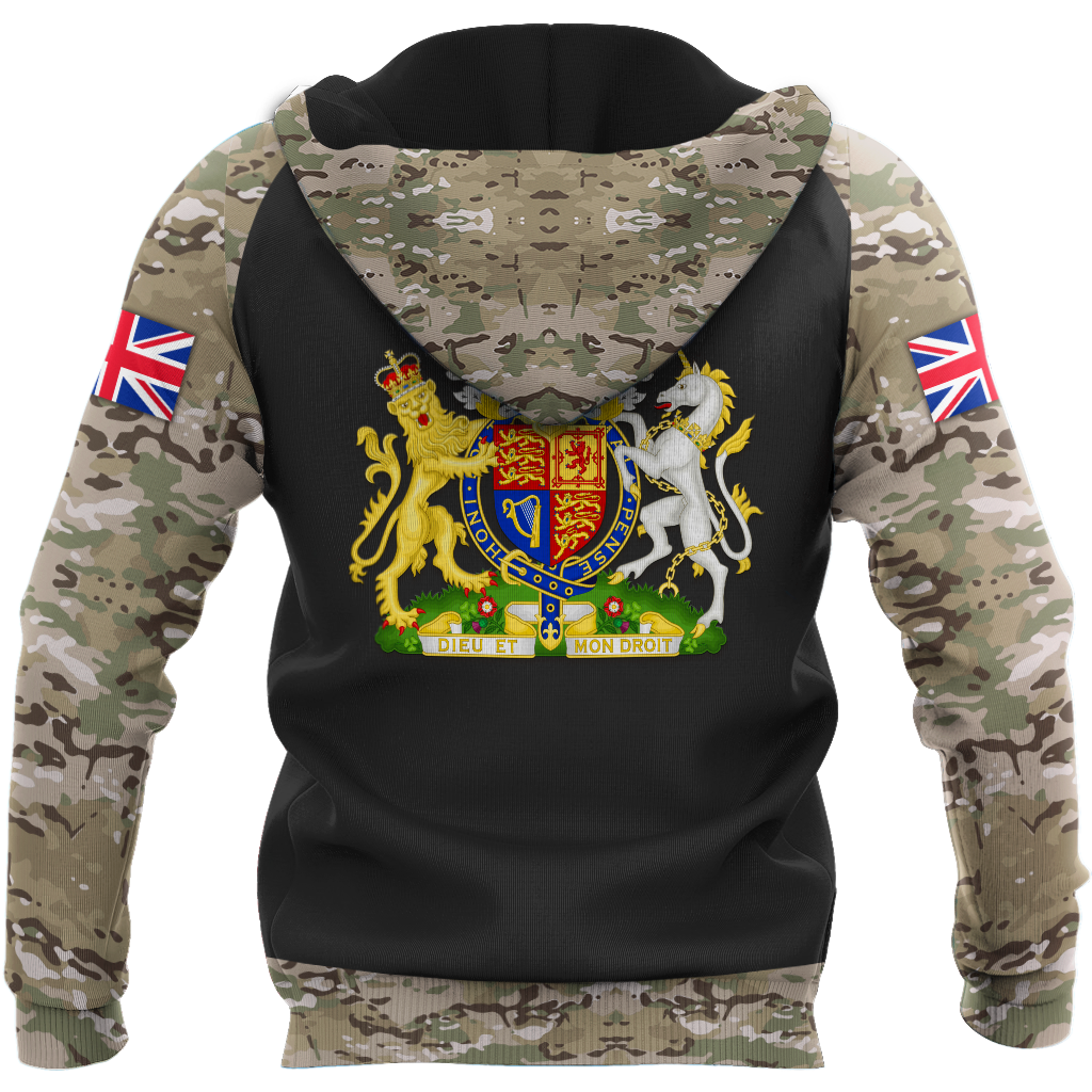 Personalized Name XT Bristish Veteran Coat of Arms 3D Printed Shirts TNA01042105