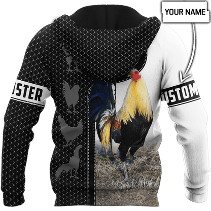 Personalized Rooster 3D Printed Unisex Shirts DD01062104