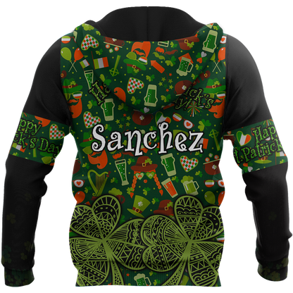 Customize Name Happy Patrick's Day Hoodie For Men And Women JJ02022101