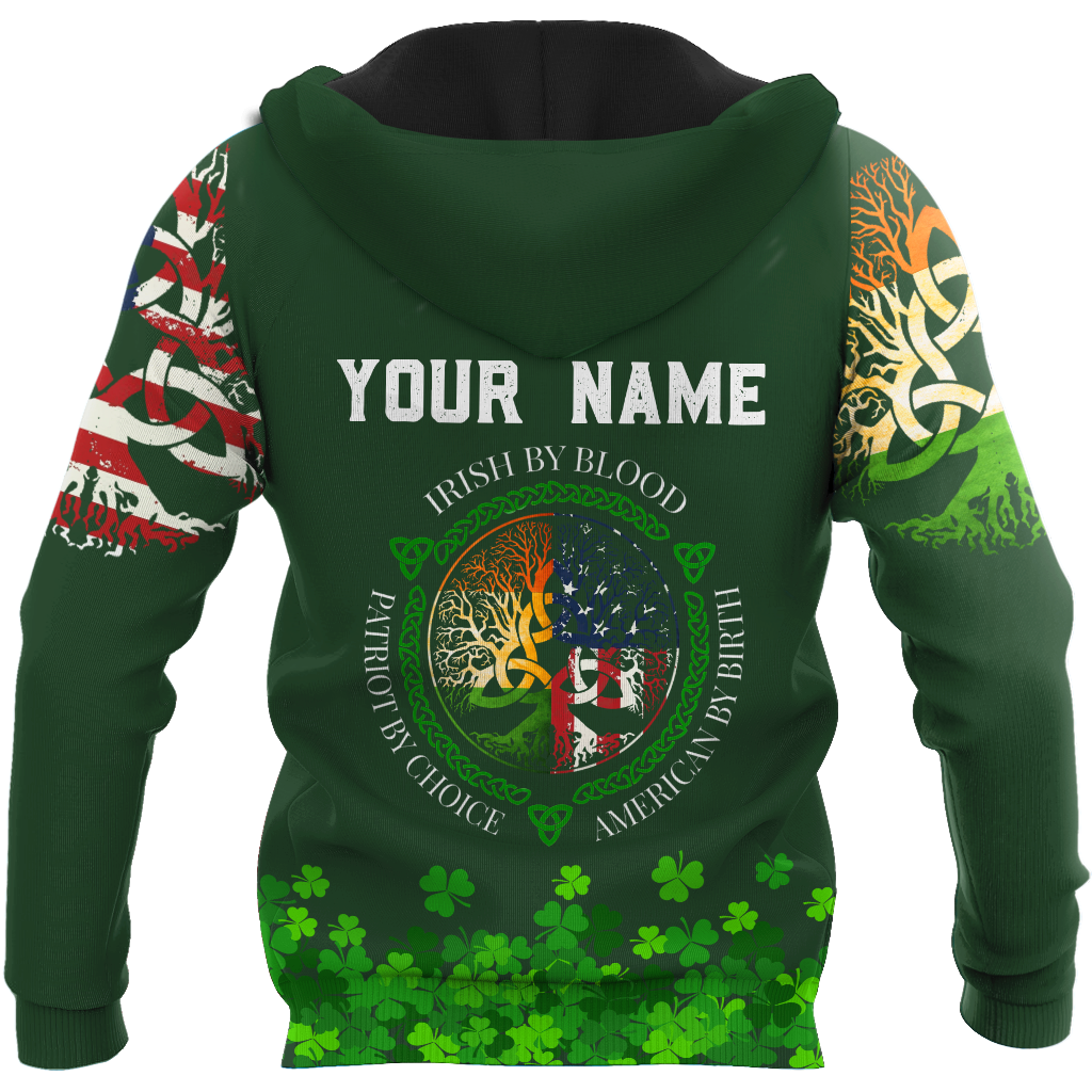 Customize Name Irish Blood Hoodie For Men And Women MH02022101