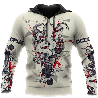 Premium Unisex Hoodie Octopus Vector Design ML