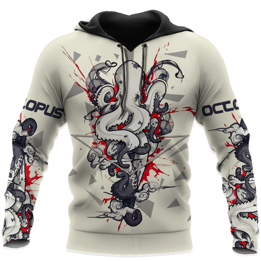 Premium Unisex Hoodie Octopus Vector Design ML