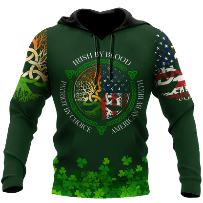 Customize Name Irish Blood Hoodie For Men And Women MH02022101
