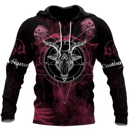 3D All Over Printed  Satanic Unisex Shirts Custom Name XT PD02022101