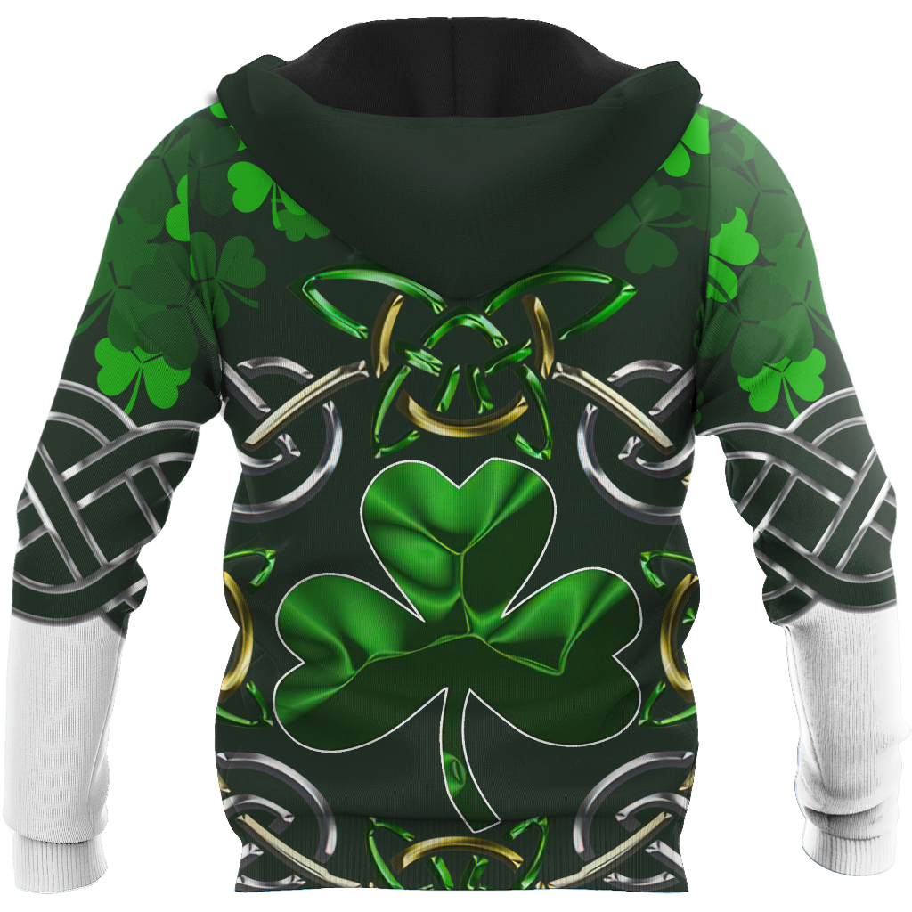Customize Name Celtic Clover Hoodie For Men And Women MH02022102