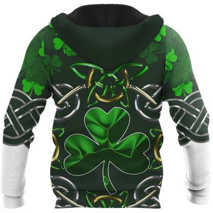 Customize Name Celtic Clover Hoodie For Men And Women MH02022102