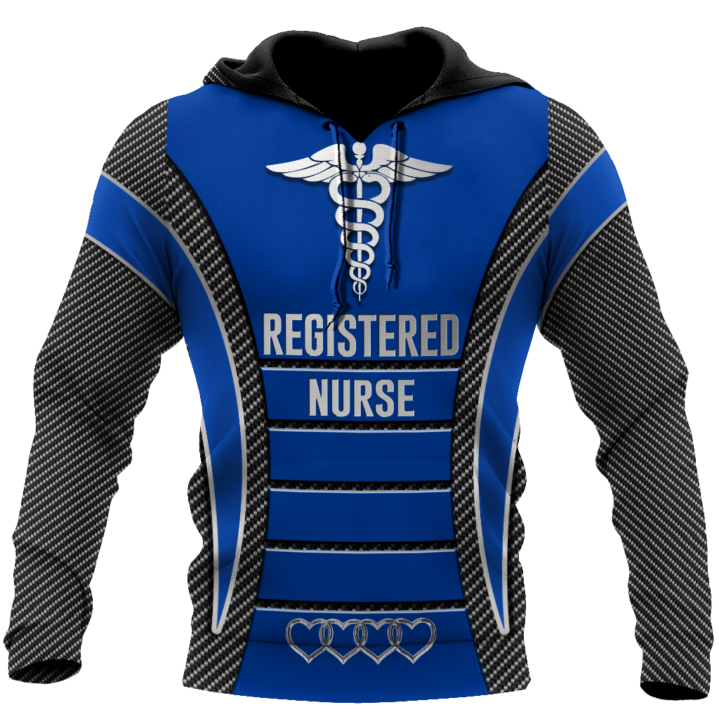 3D All Over Printed RN Nurse Unisex Shirts Custom Name XT