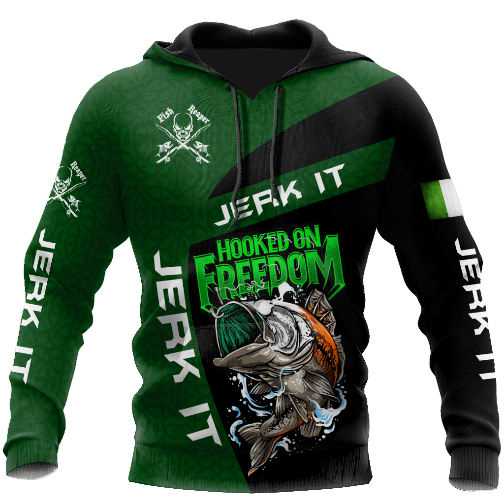 Ireland Fishing St.Patrick day Irish 3D print shirt
